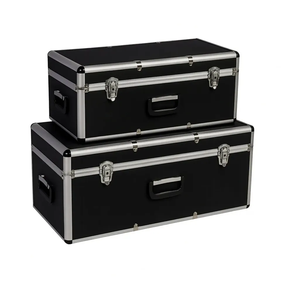 Kreher Transportkoffer Koffer 65+100 L schwarz Alu