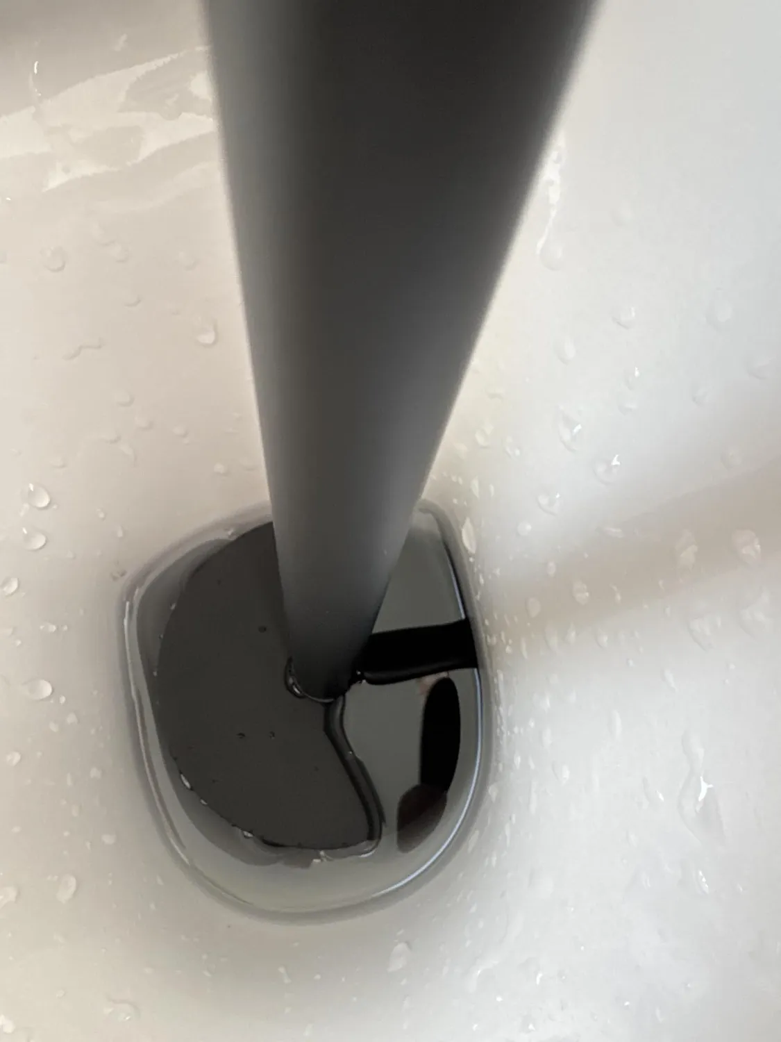 blackswedenhome Silikon-Toilettenbürste schwarz 2er Set matt