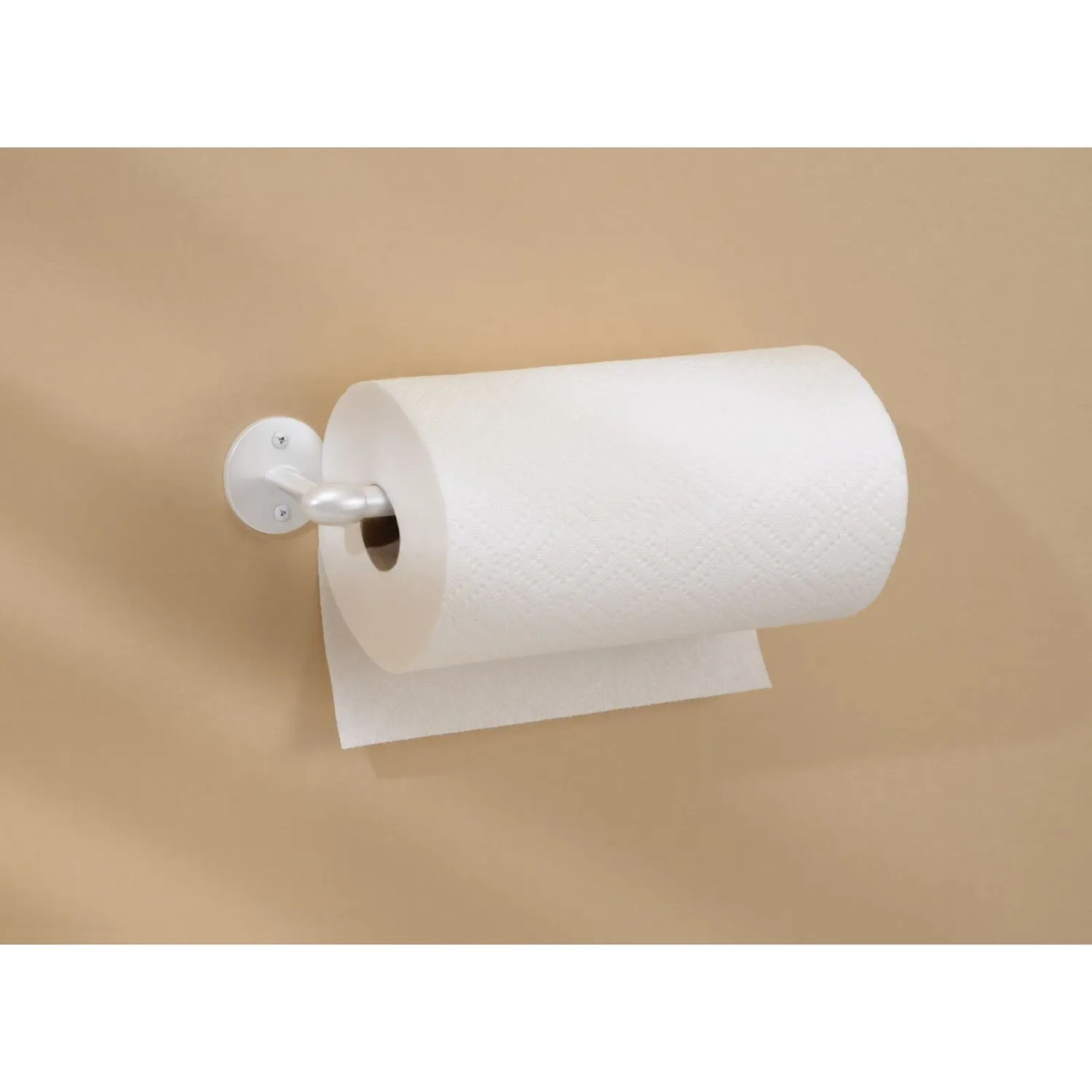 mDesign 2788MDKEU Küchenrollenhalter Wand weiß Edelstahl