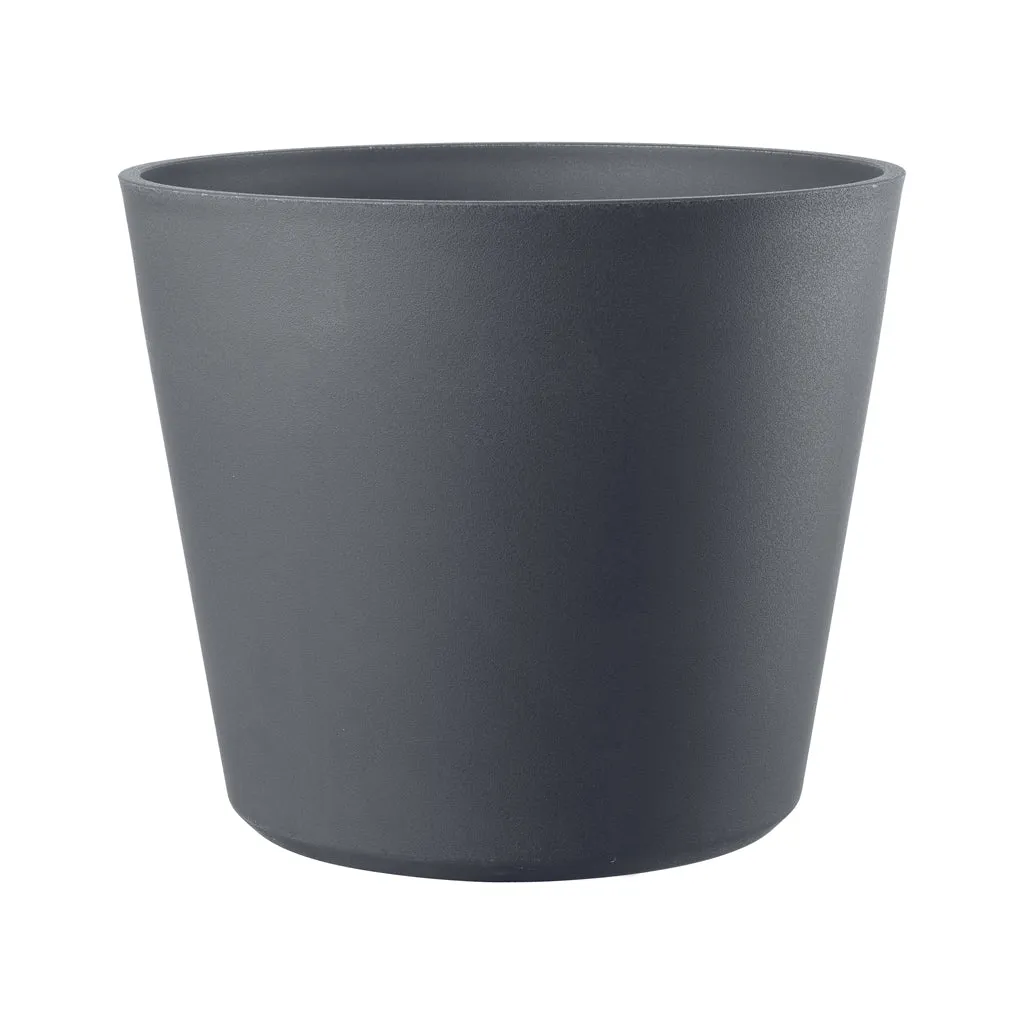 Kreher Origin XXL Pflanzkübel D-78 cm Schwarz mit Rollen