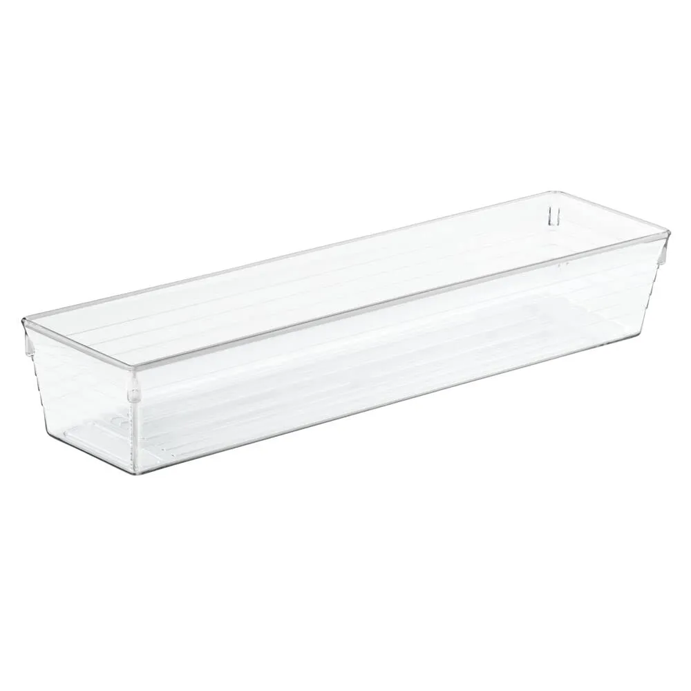 mDesign Schubladen Organizer Besteck 3er-Set durchsichtig