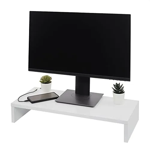 Iris Ohyama Basic MS-590B Monitorständer 27 Zoll weiß
