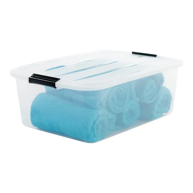Iris Ohyama TB-30 Aufbewahrungsbox 30L Klar 1er mit Deckel