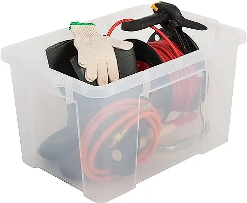 Iris Ohyama SK-450 Aufbewahrungsbox 50L 3er Set klar BPA-frei