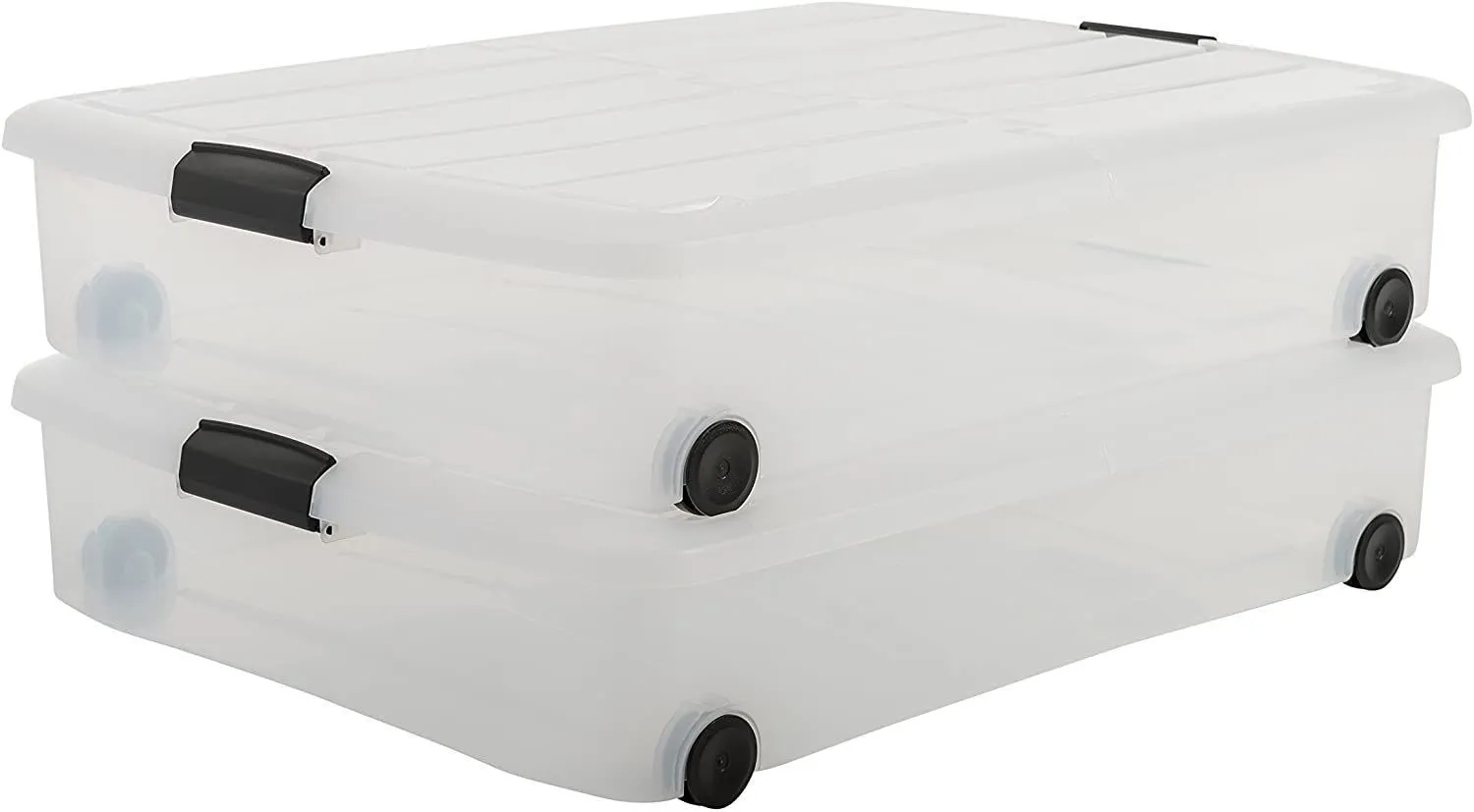 Iris Ohyama MCB-UB Unterbettbox 35L 2er-Set grau