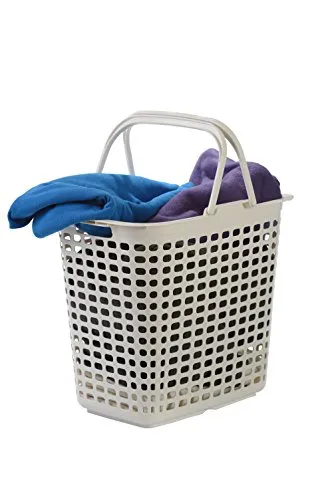 Iris Ohyama LB-L Wäschekorb 36 L weiß 2er-Set