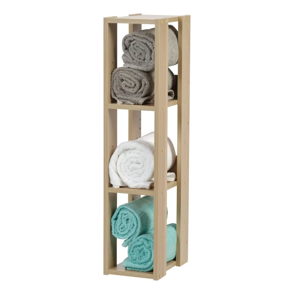 Iris Ohyama Open Wood Rack OWR-200 Regal hellbraun 20 cm