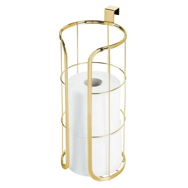 mDesign Ersatzrollenhalter Metall messingfarben 3 Rollen