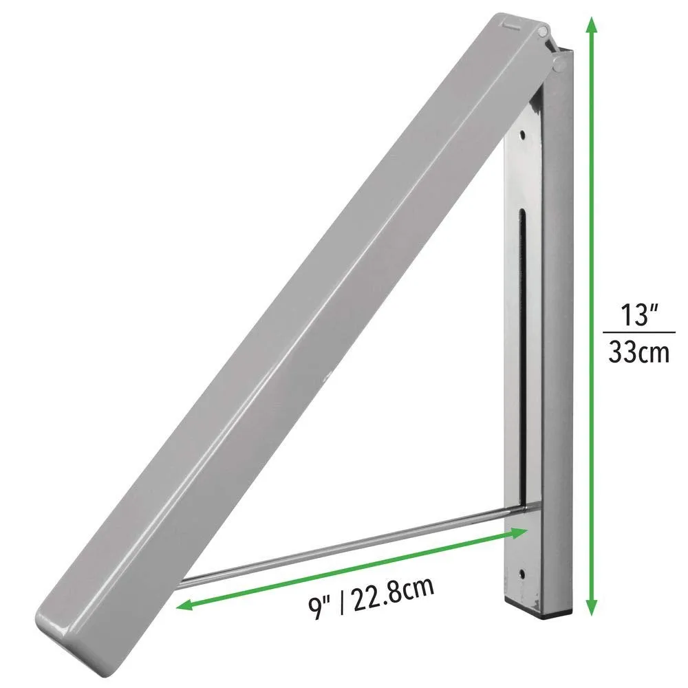 mDesign 9522MDCOEU Klapphaken grau Metall klappbar