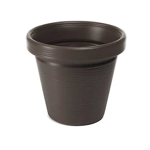 Kreher Pflanzkübel 55x48 Dunkelbraun Struktur-Optik