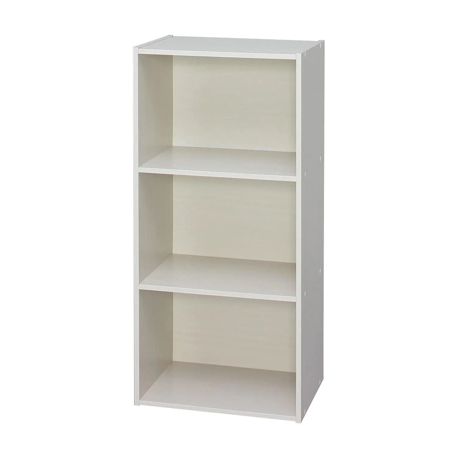 Iris Ohyama CX-3 Bücherregal weiß 3 Böden Holz