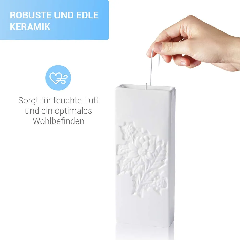 astor24 Premium Luftbefeuchter Keramik 2er-Set 350ml