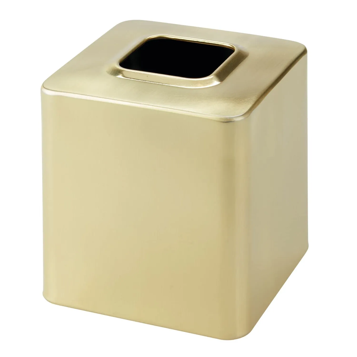 mDesign Taschentuchbox Box messingfarben Edelstahl