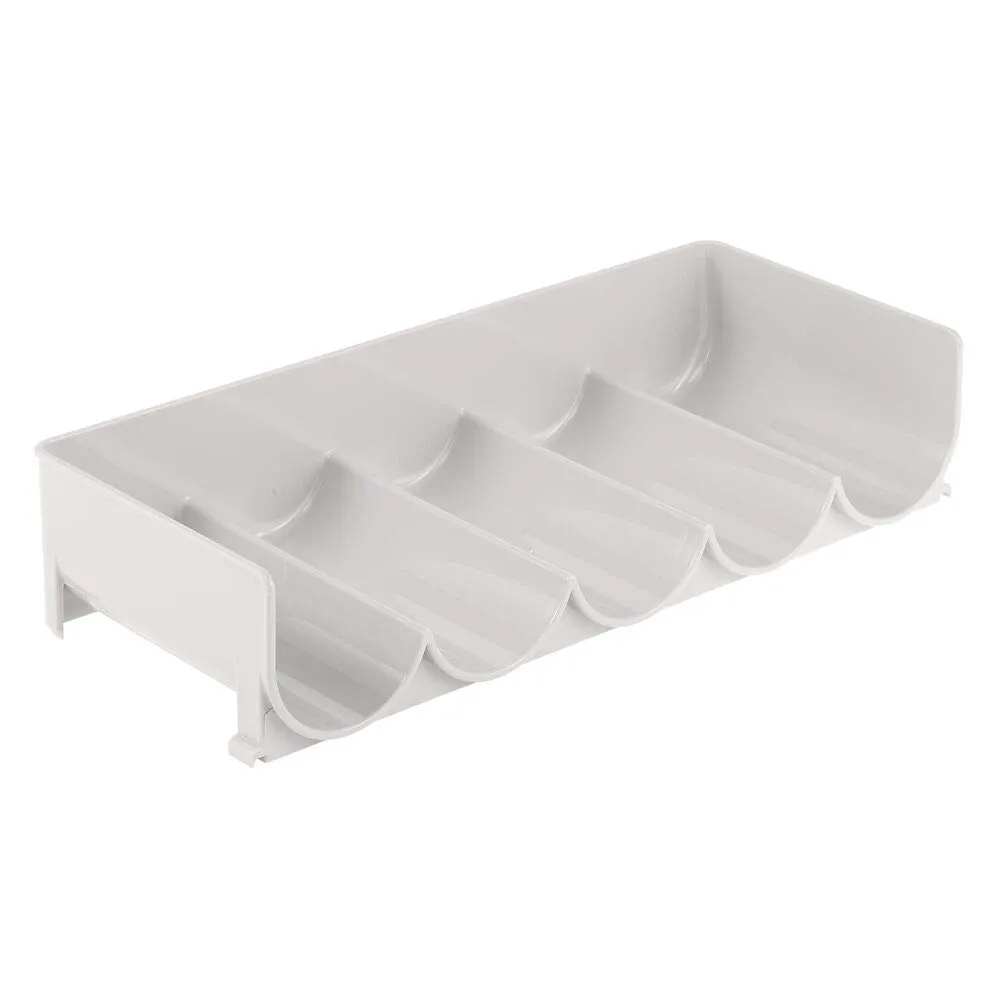 mDesign Flaschenregal Kunststoff 5 Flaschen hellgrau