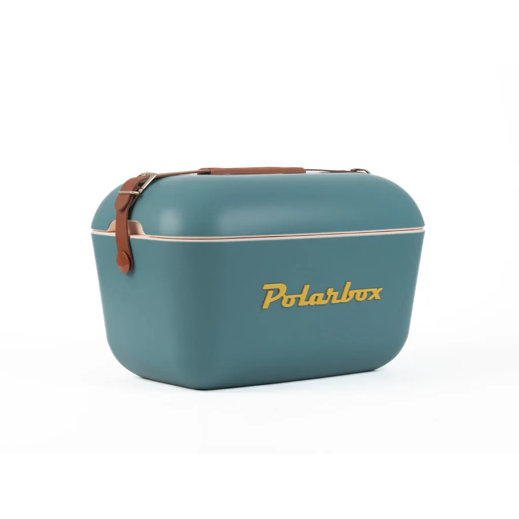 Kreher Polarbox Kühlbox 12 Liter Classic Blau Retro mit Trageriemen
