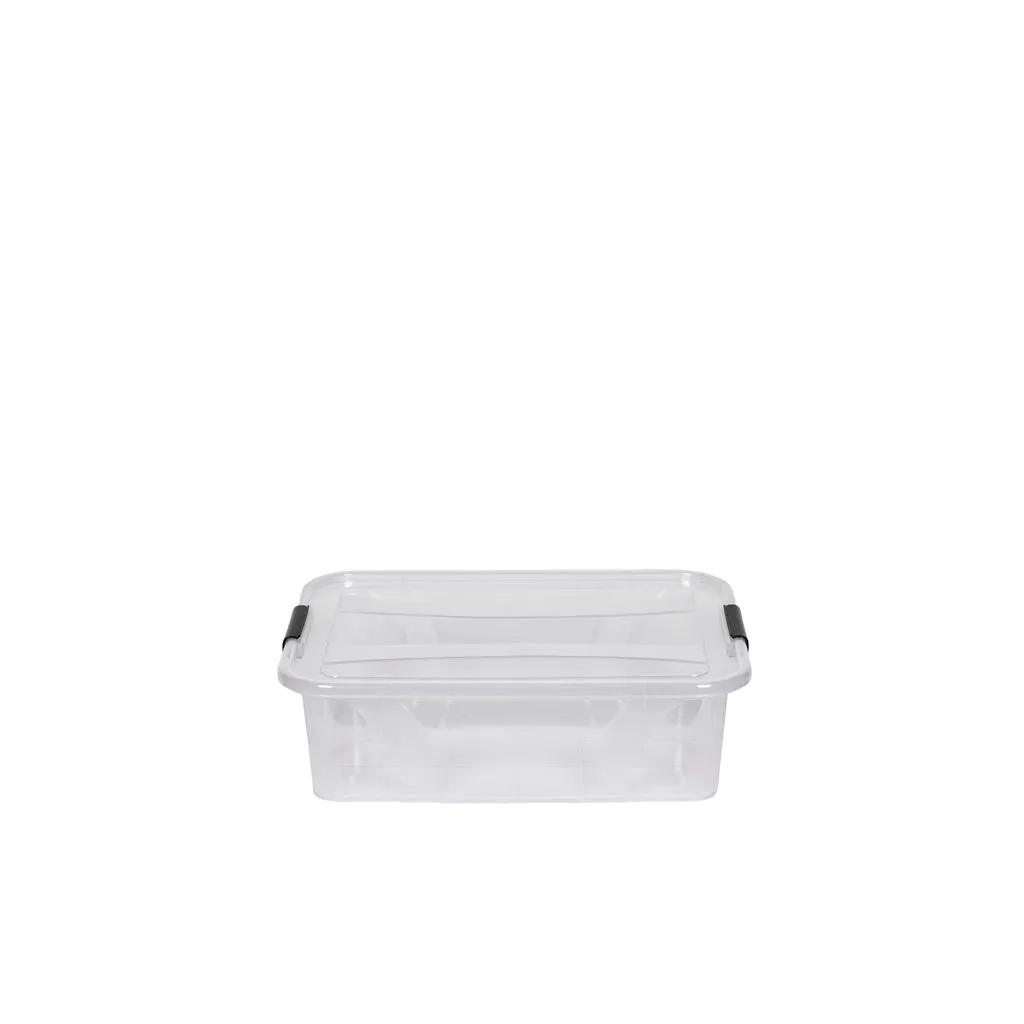 Kreher Master Box Aufbewahrungsbox mit Deckel 7 Liter transparent