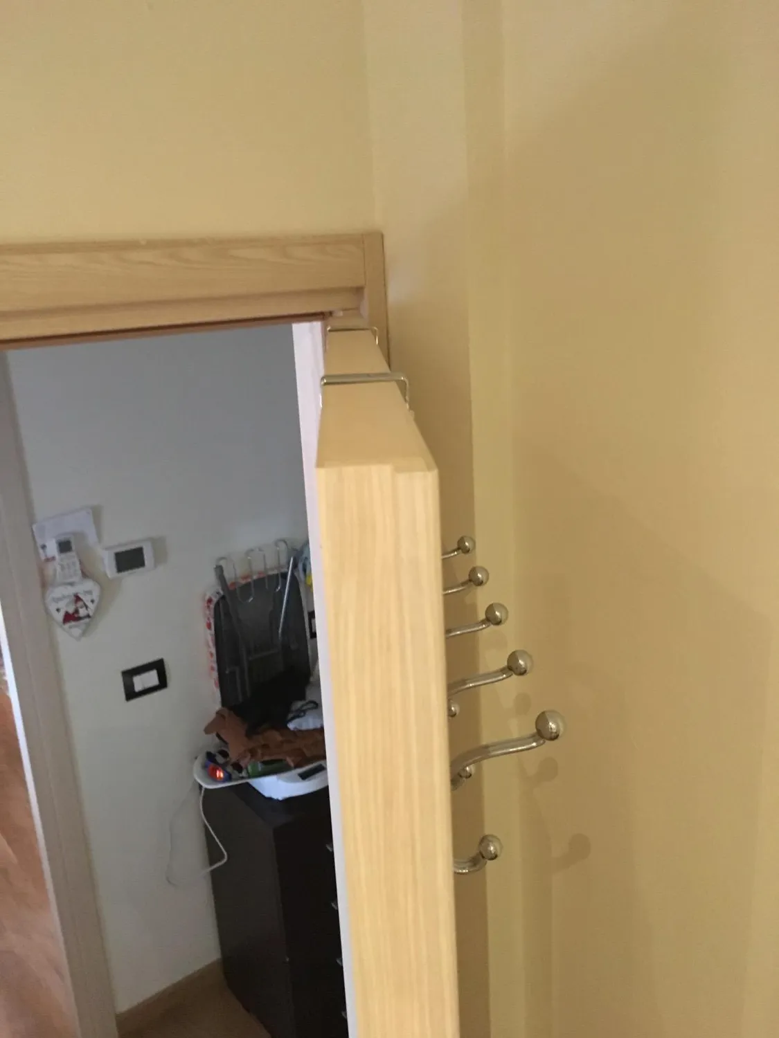 mDesign Türgarderobe 5 Doppelhaken Hakenleiste chrom