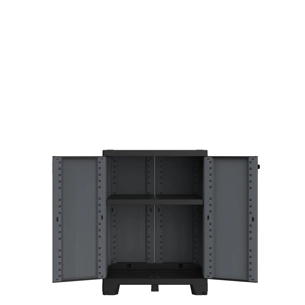 Kreher Ardesia Beistellschrank Anthrazit Schiefer-Optik