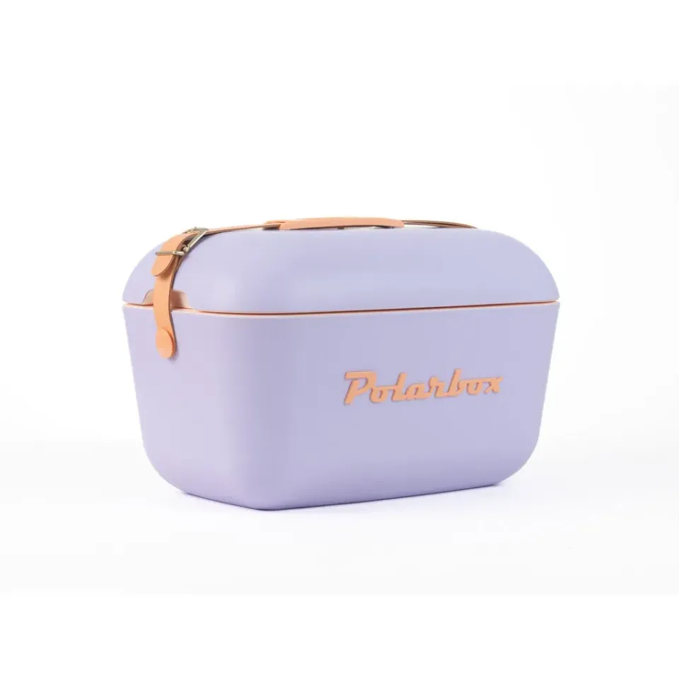 Kreher Polarbox Kühlbox 12 Liter Lila Retro