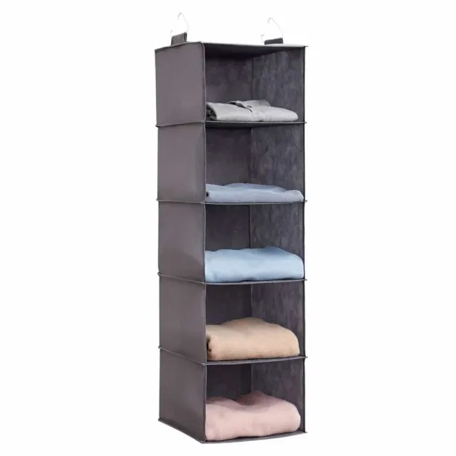 Lifewit Hängeorganizer Schrank Grau 1er Pack