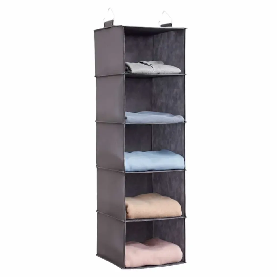 Lifewit Hängeorganizer Schrank Grau 1er Pack