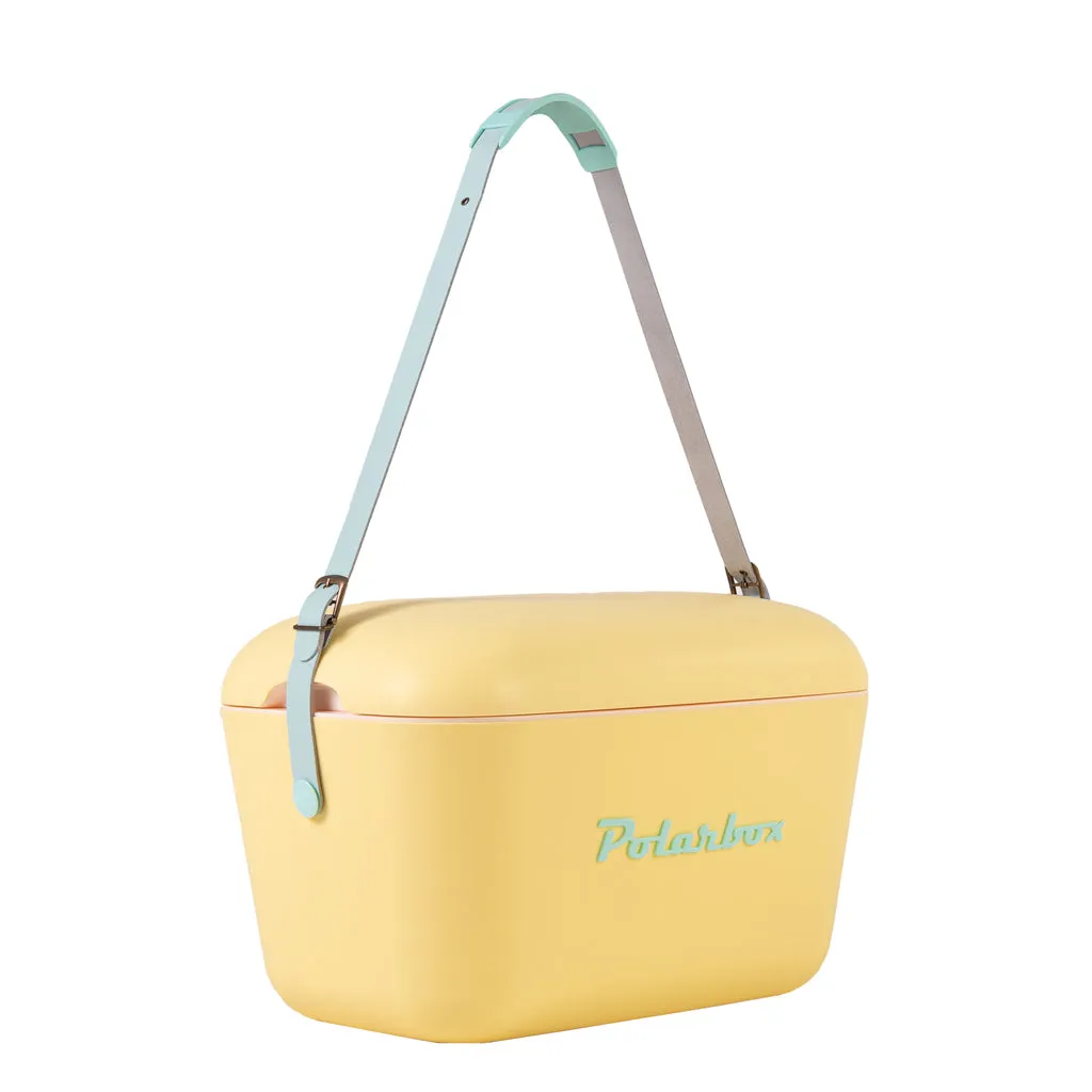 Kreher Polarbox 12 L Kühlbox Gelb Retro