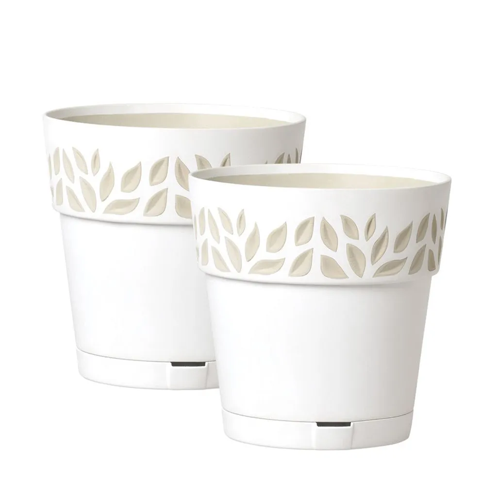 Kreher Cloe 30x29 cm Blumentopf 2er-Set Terrakotta matt