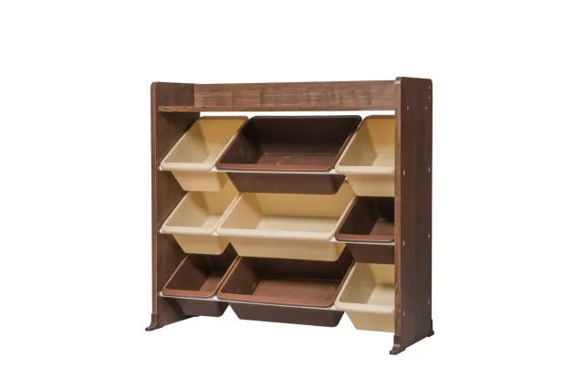 Iris Ohyama TKTHR-39 Spielzeugregal Braun 9 Boxen Holz
