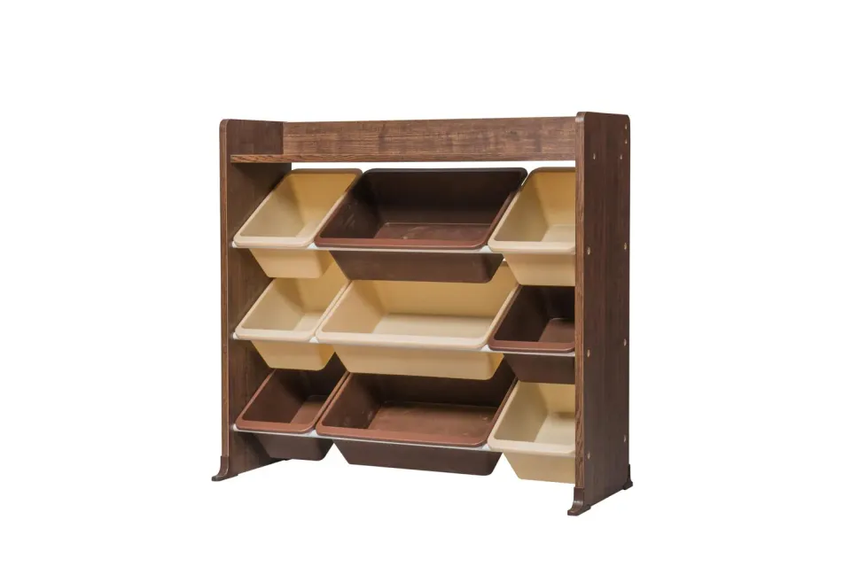 Iris Ohyama TKTHR-39 Spielzeugregal Braun 9 Boxen Holz