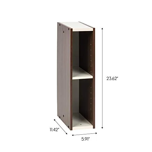 Iris Ohyama UB-6015 Regal Holz Braun modular