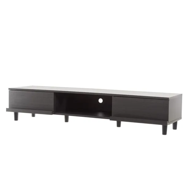 Iris Ohyama TV-Bank BAB-150A 150 cm Schwarze Eiche