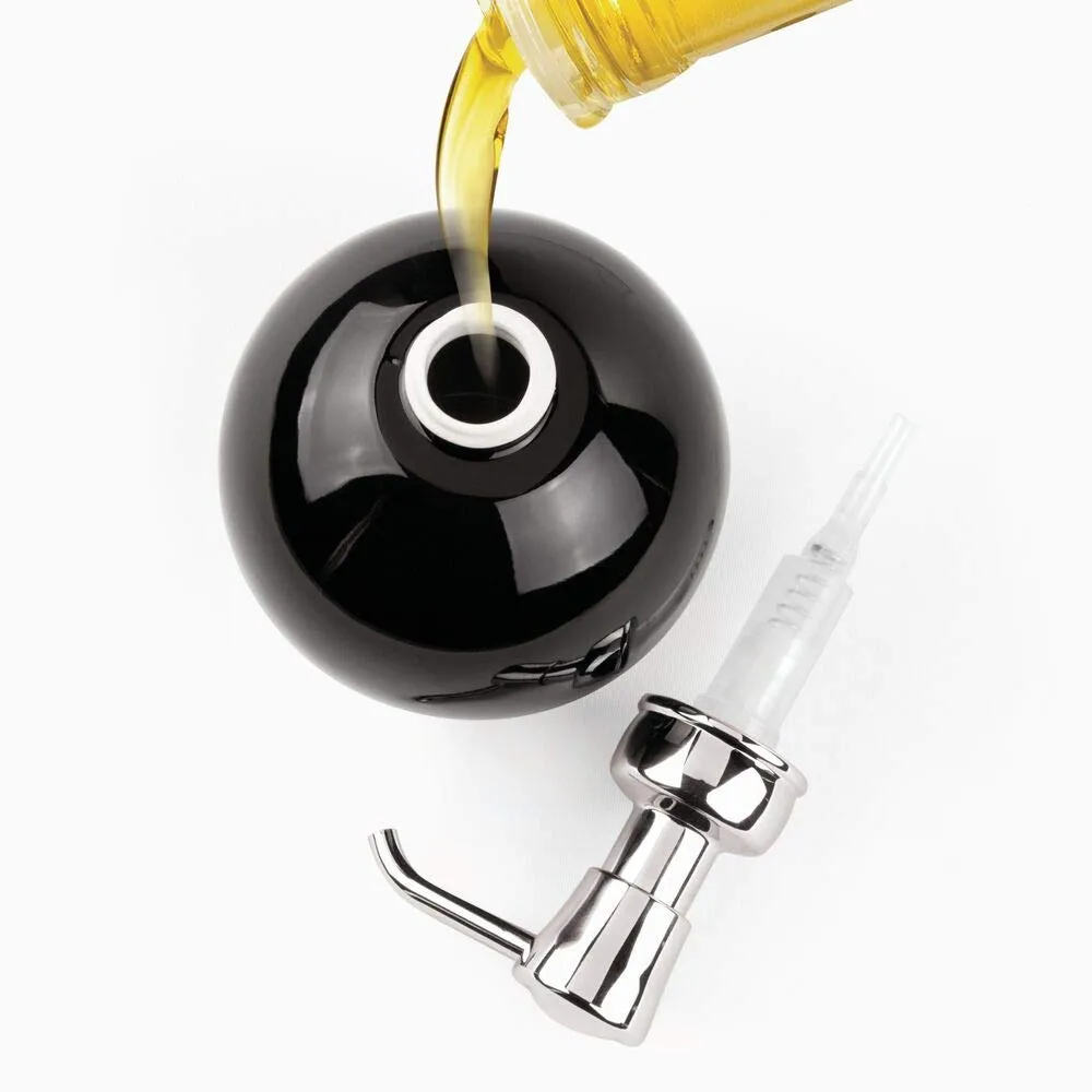 M Design York Seifenspender Schwarz Chrom Pumpe