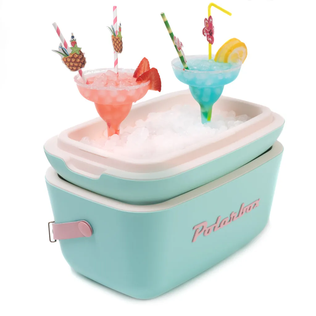 Kreher Polarbox Kühlbox 12 L türkis Retro