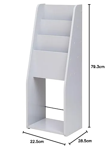 Iris Ohyama Magazine Rack Slim MR-S Zeitschriftenregal Grau