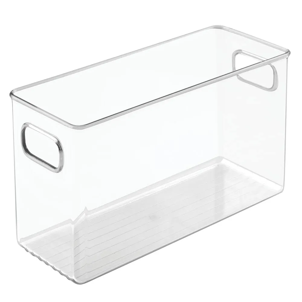 mDesign Aufbewahrungsbox Kühlschrankbox 2er-Set transparent