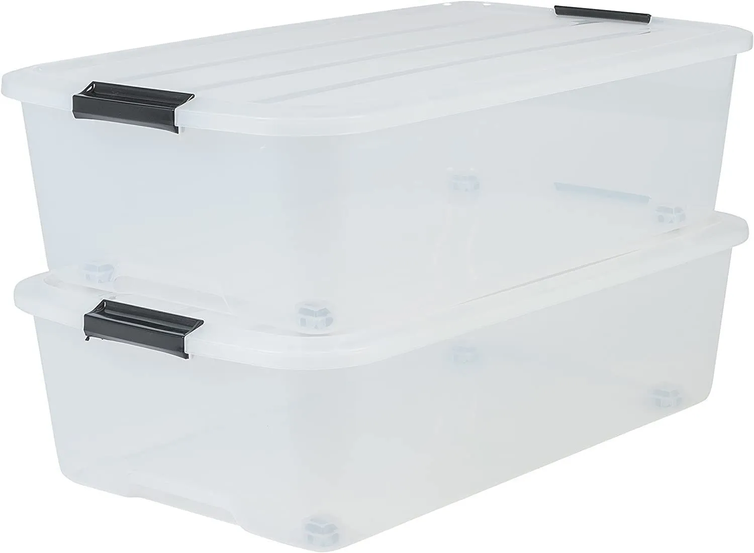 Iris Ohyama MCB-UB Unterbettbox 35L 2er-Set grau