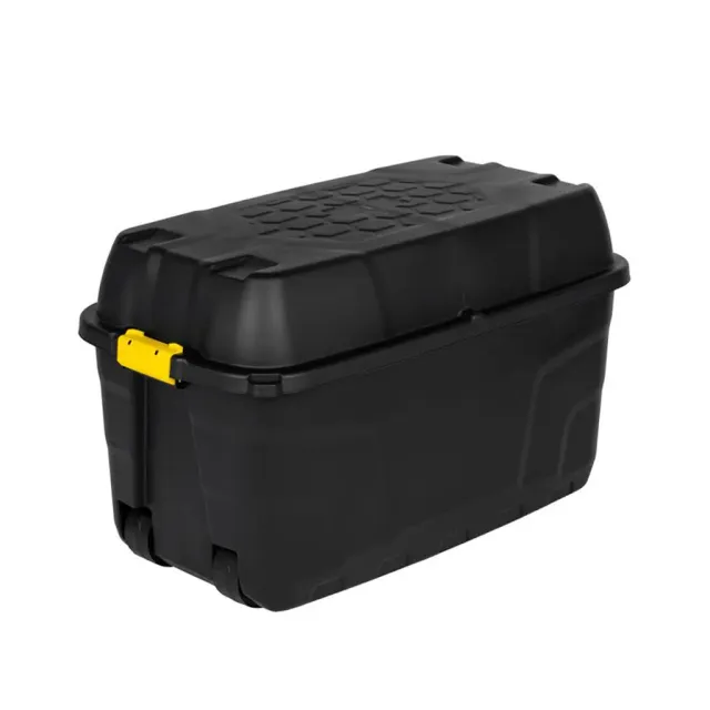 Kreher Rollbox Kissenbox 175 Liter Schwarz mit Deckel abschließbar