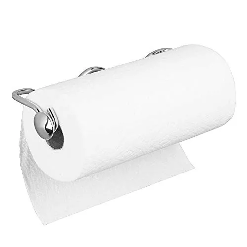 mDesign Küchenrollenhalter Wand Chrom Stahl