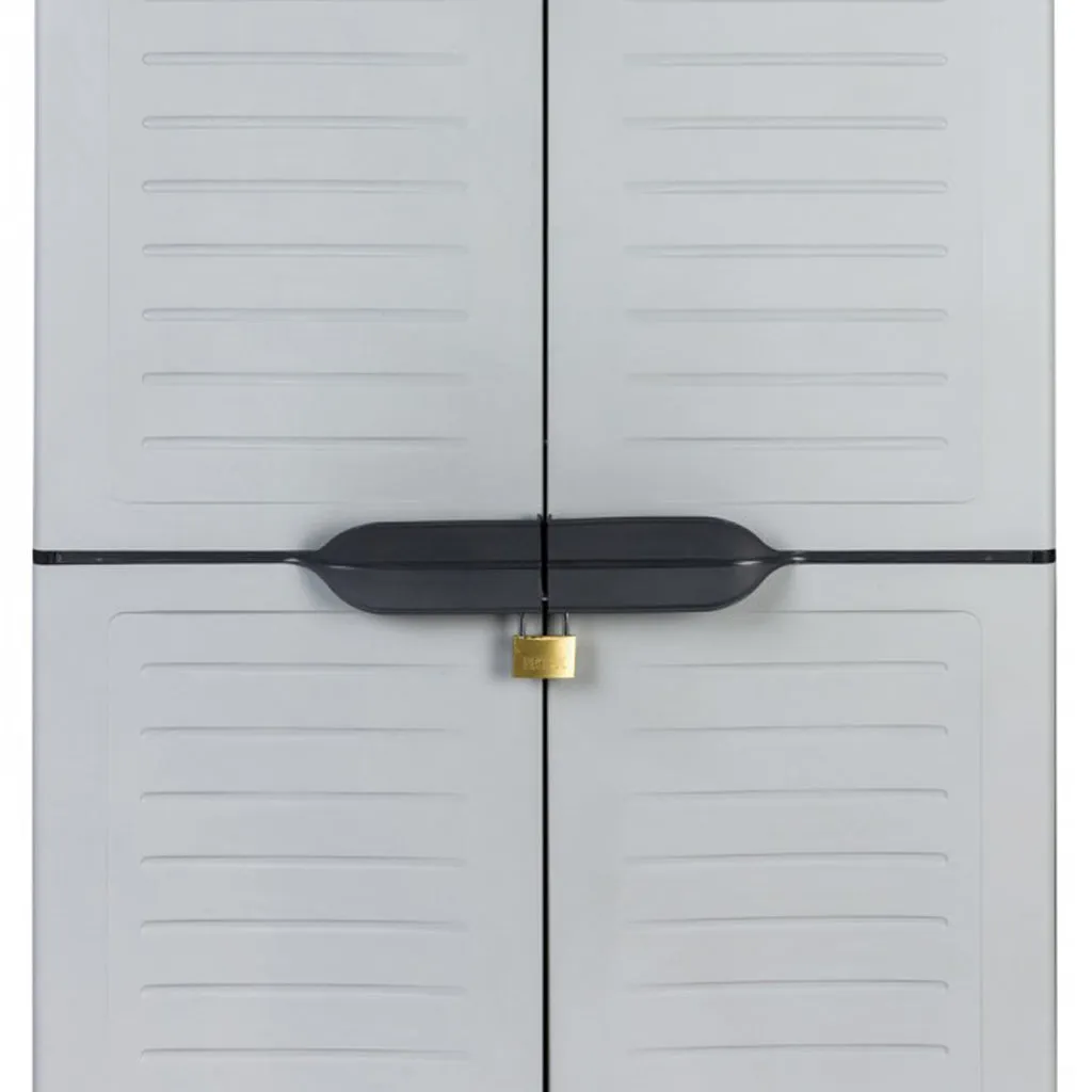Kreher ELITE Kunststoffschrank Spindfach 65x45x181 cm Grau