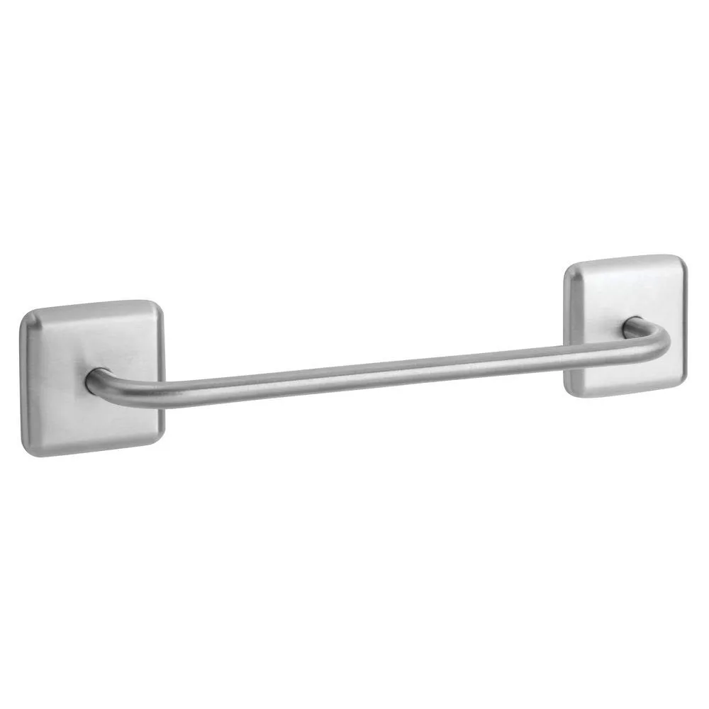 mDesign Handtuchhalter Selbstklebend Edelstahl Silber 2er