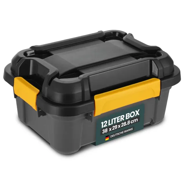 Kreher Bunker Aufbewahrungsbox 12 Liter IP67 mit Deckel