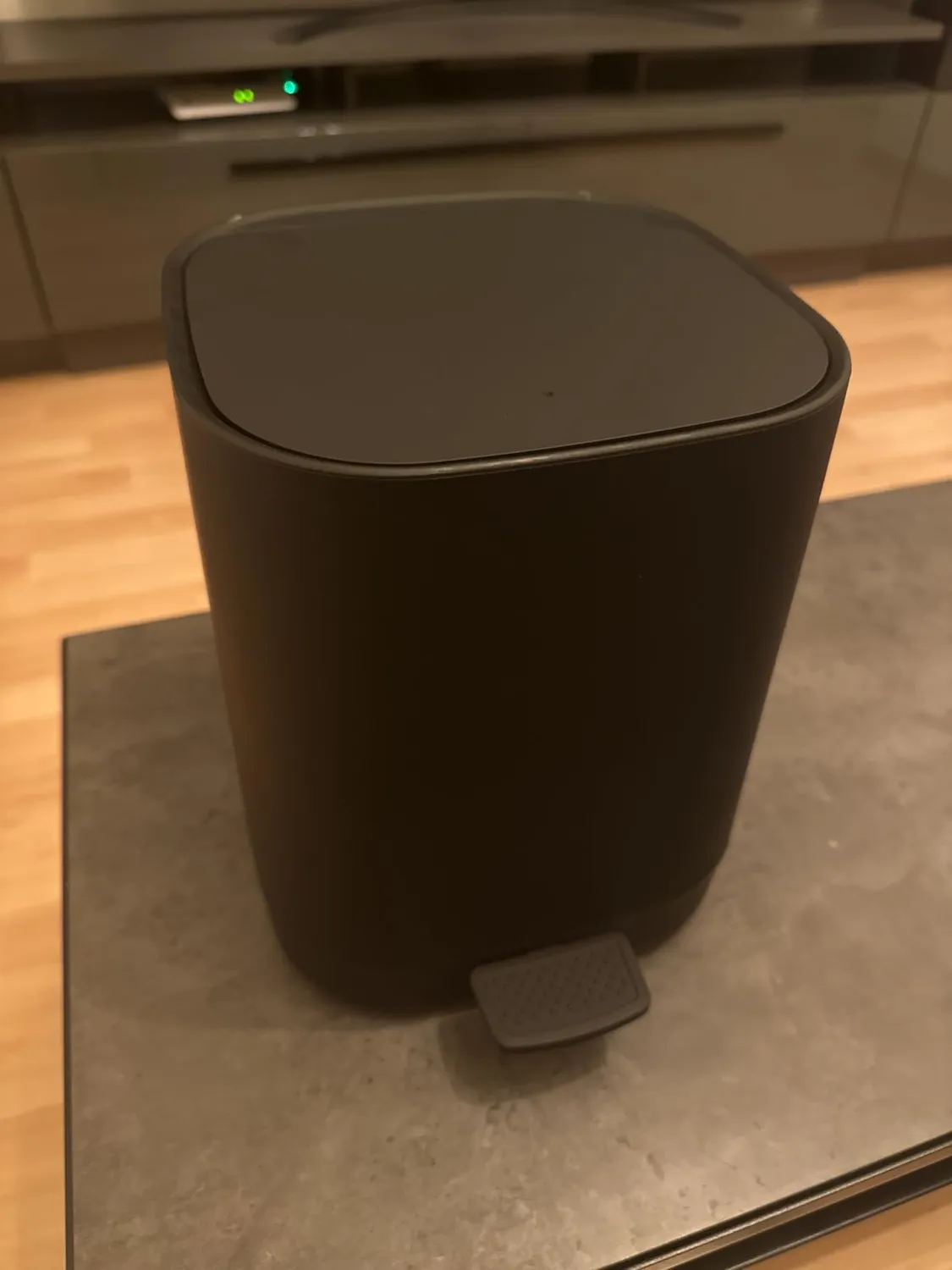Black Mülleimer Bad 5L dunkelgrau Softclose
