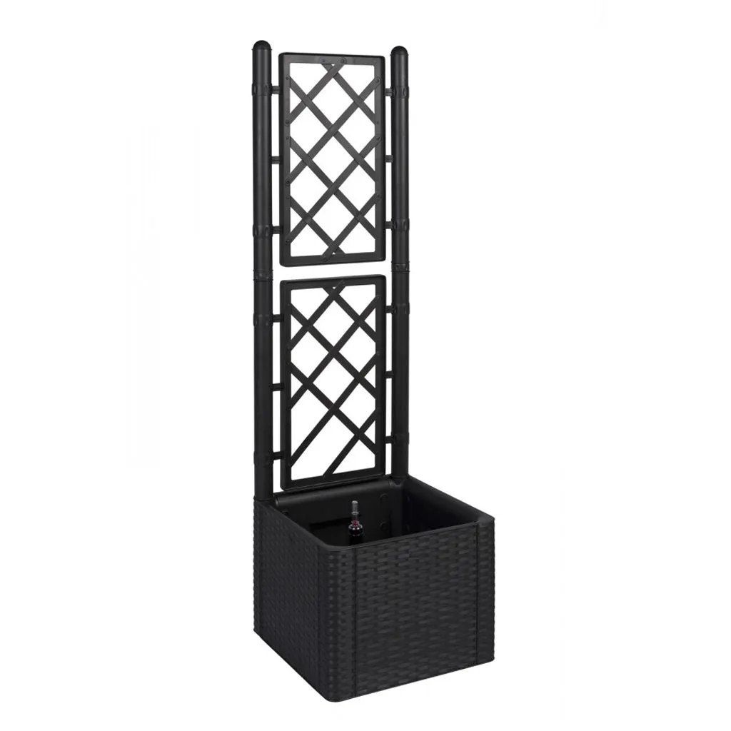 Kreher Rattan Spalier Set 3-teilig Anthrazit Rankhilfe