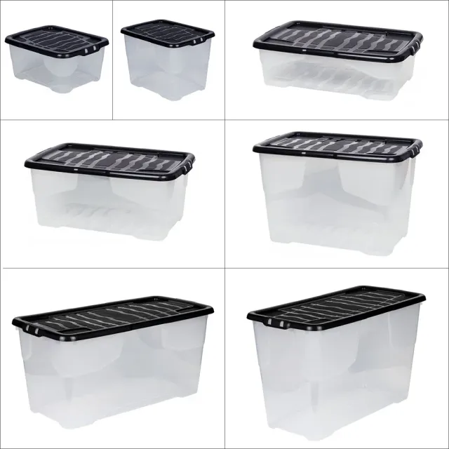 Kreher Curve Aufbewahrungsbox Box 10L transparent Deckel