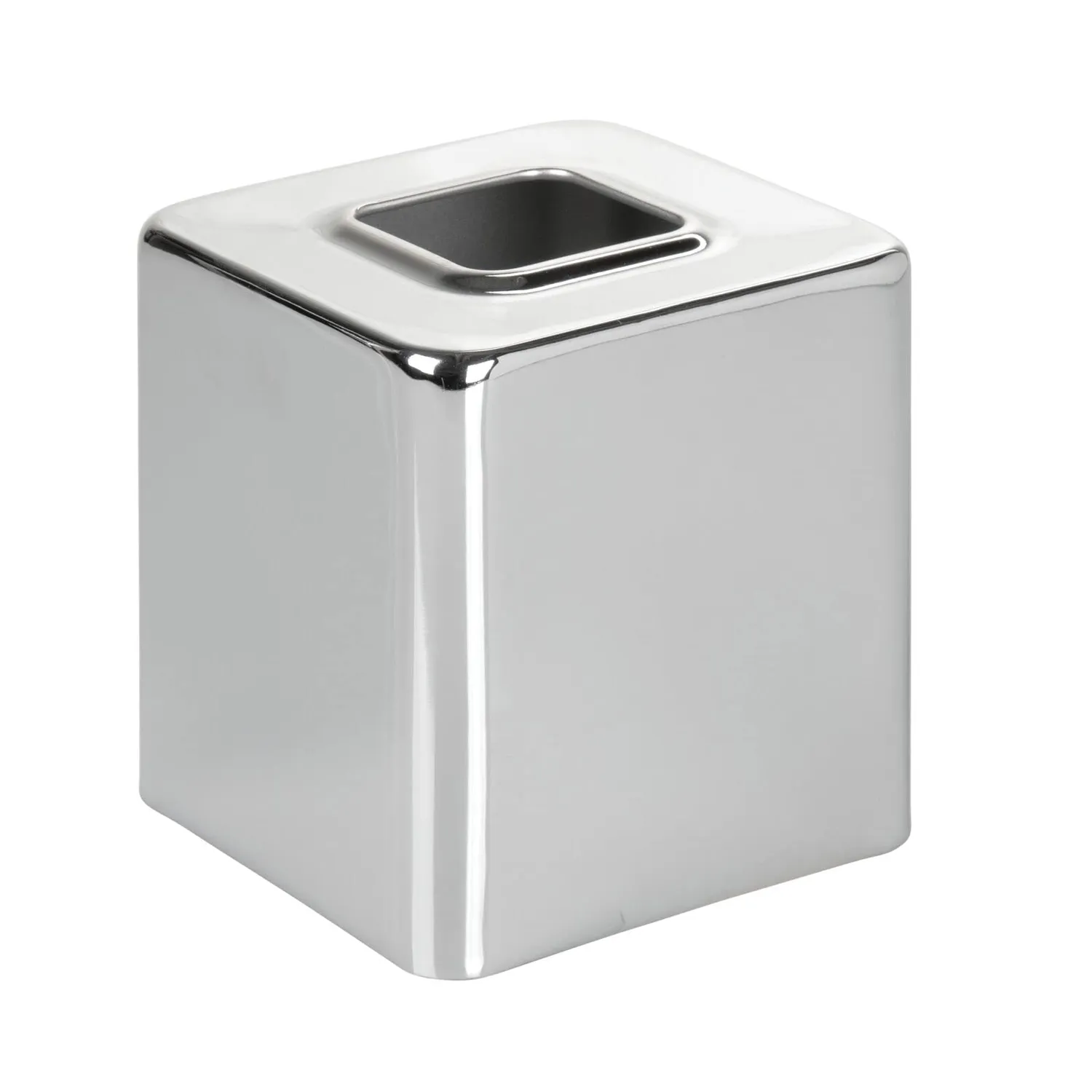 M Design 00328MDBAEU Taschentuchbox 2er-Set silberfarben Metall