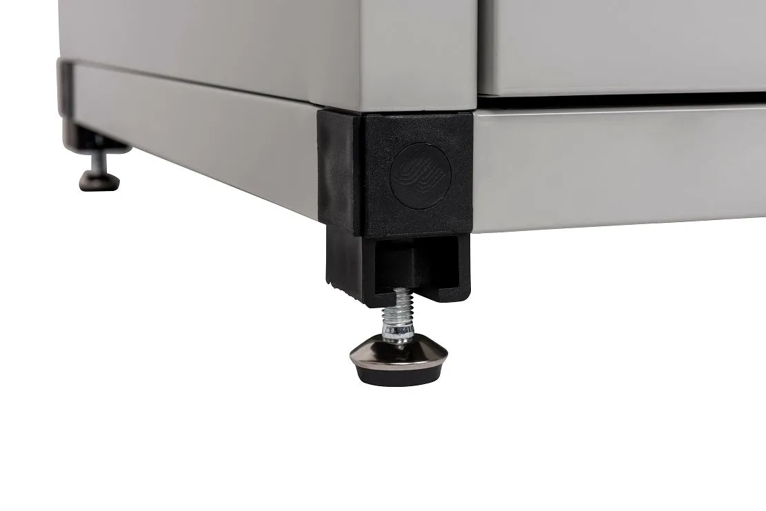 Kreher Mini 60 Metallschrank hellgrau mit 2 Böden abschließbar