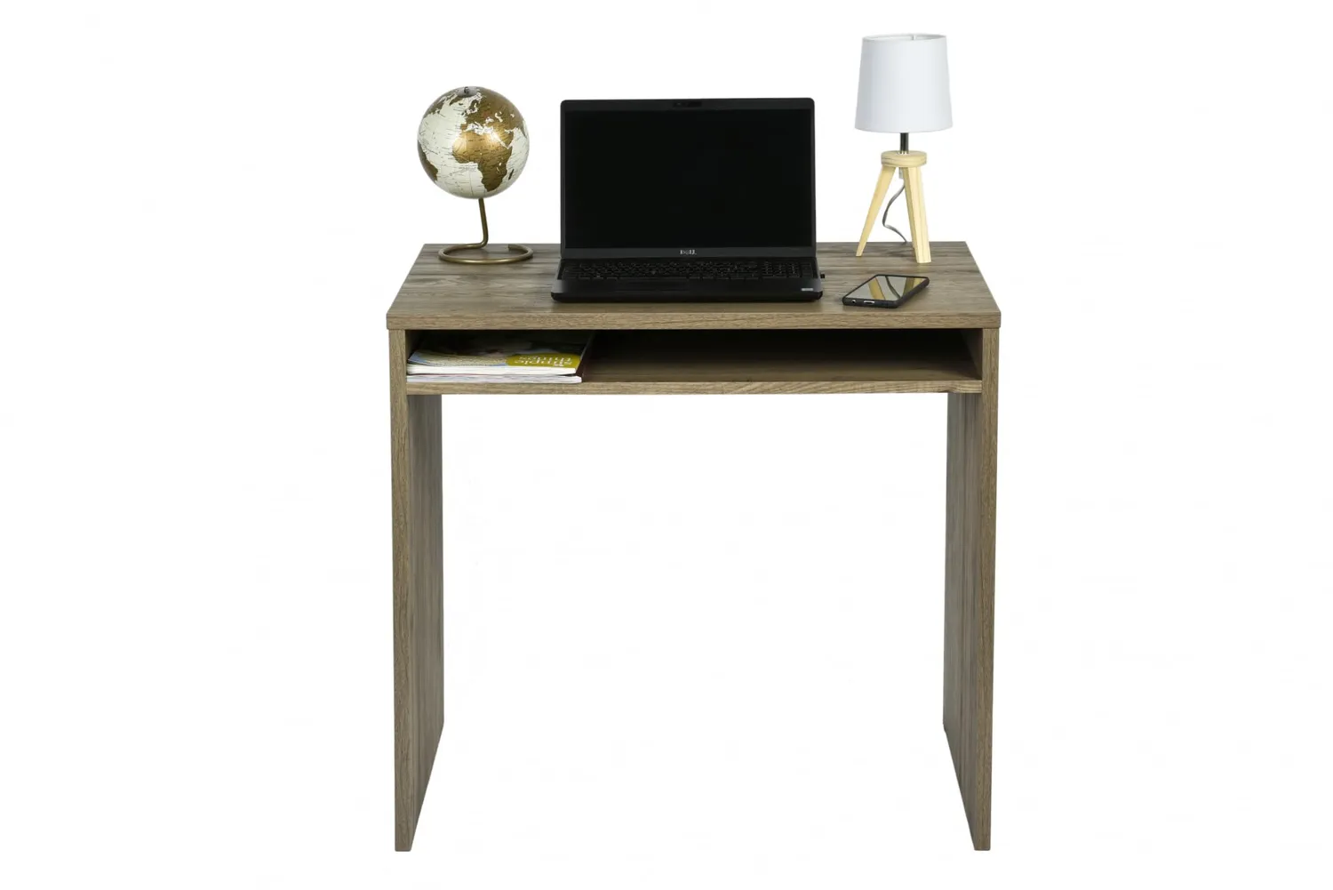 Iris Ohyama WDK-800 Schreibtisch 80x50 Holz mit Regal