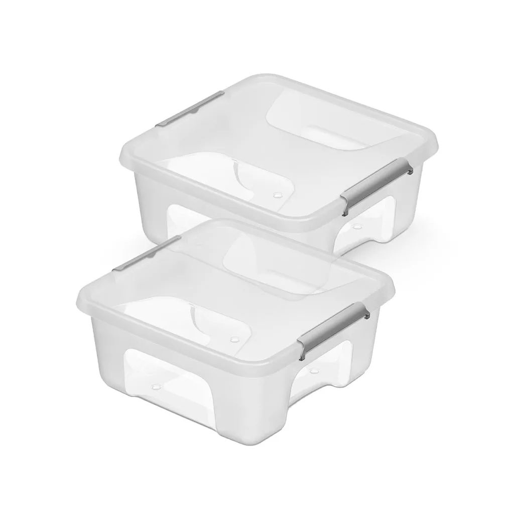 Kreher Prime Store Aufbewahrungsbox 17 L mit Deckel transparent