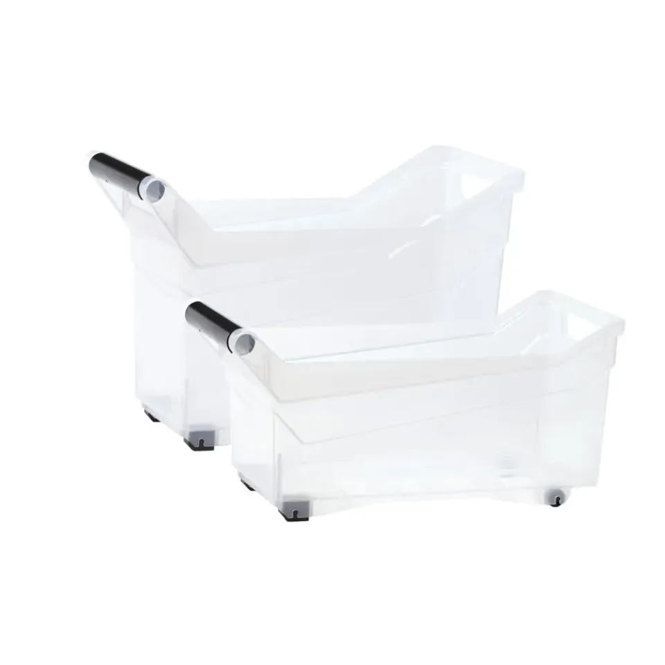 Kreher NUK3 Aufbewahrungsbox 10+14 L Transparent 2er Set