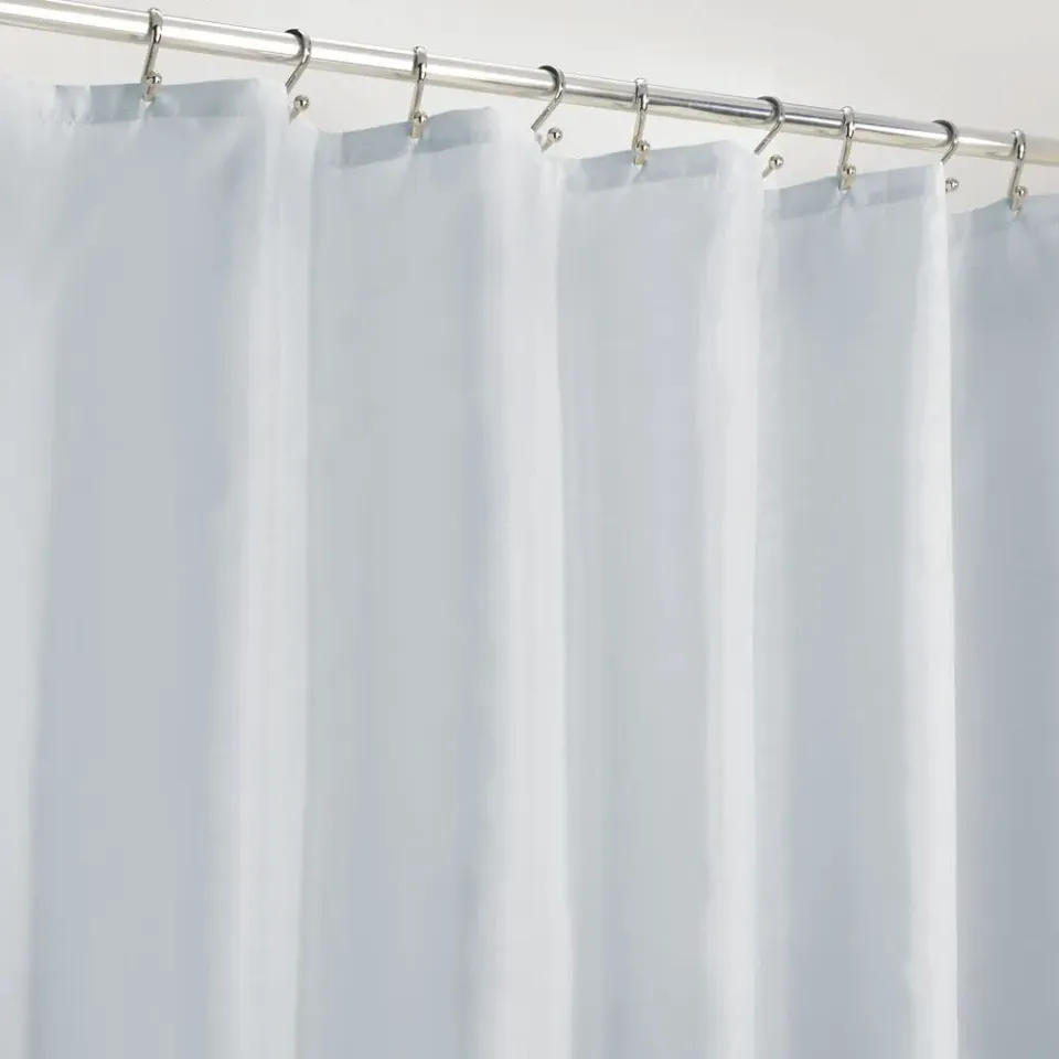 mDesign 03996MDSCEU Duschvorhang 183x183 hellblau wasserabweisend